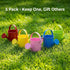 5 Pack 6oz Small Metal Watering Can for Kids, Mini Plant Water Pot for Indoor Outdoor Gardening, Cute Toddler Beach
