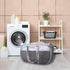 Pop-Up Laundry Basket with Durable Handles, Collapsible Mesh Laundry Hamper, Cationic Gray
