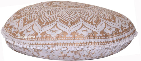 ANJANIYA 32" 32 inches) Ombre Mandala Bohemian Yoga Meditation Floor Pillow Cover Comfortable Home Cushion Couch