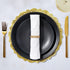 Juvale 12-Inch Round Gold Lace Paper Charger Plates - 60 Pack, Disposable Table Placemats for Cakes & Desserts