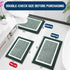 OLANLY Bathroom Rugs 30x20, Extra Soft Microfiber Bath Mat, Non-Slip, Quick Dry, Blackish Green