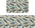Mloabuc Yellow Fish Decorative Kitchen Mats Set of 2, Anti Fatigue Waterproof
