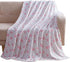 Valentine Soft Throw Blanket: Confetti Heart Fun, Pink Black White, Accent for Couch Sofa Chair Bed or Dorm (Confetti