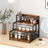 3 12 Countertop LOTEYIKE Tier Coffee Syrup Rack Organizer, Water Bottles Holder Stand Liquor Cabinet Storage, Wine Rack