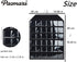 PACMAXI Wall Hanging Badge Button Pins Organizer Display Storage Stand for Up to 36 Pins (Black)