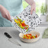 Cut N' Funnel Terrazzo Designer Flexible Plastic Cutting Board Mat, 15" x 11.5", Made in the USA, Easy to Clean