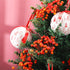 250 500 8 mm BBTO Artificial Holly Berries on Wire Stems, Stems with Pieces Fake Berries for Christmas Tree Decorations