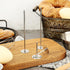4 Pieces Stainless Steel Cake Heating Core, 6 Inch and 2 Inch Silver Heating Rod for Cake Baking Supplies