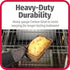 GoodCook BestBake Nonstick Textured Carbon Steel Loaf Pan, 9" x 5", Bronze by GoodCook