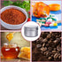 6 Ounce Aluminum Cans, 180 mL Screw Lid Metal Storage Tins for Spices, Candies, 6 Pcs