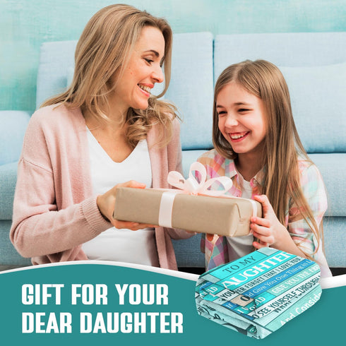 60"x50" Daughter Gifts from Mom Dad, Daughter Birthday Gifts, Gifts for Daughters Blankets & Throws for Christmas