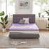 SINWEEK 1.5 Inch Gel Memory Foam Mattress Topper, Ventilated Soft Bed Topper, Twin Size, CertiPUR-US Certified, Purple