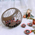 Large Capacity K Cup Holder, Coffee Pod Organizer for Counter, Metal Storage for Coffee Station (Brown)