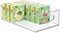mDesign Wide Plastic Kitchen Storage Container Bins with Handles -Organization in Pantry,
