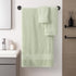 Set 8-100% Set 600 2 2 4 REDKISS Green Towel of Cotton Luxury Bath Towels for Bathroom, GSM Highly Absorbent Bathroom