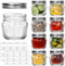 Cehomi Small Glass Mason Jars with Lids - 4 oz Vintage Canning
