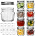 Cehomi Small Glass Mason Jars with Lids - 4 oz Vintage Canning
