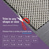 Rug Gripper Non-Slip Pad Underlay - Thick Padding for Hardwood Floors, Size 2 x 3, Prevents Sliding