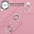 Grommet 2 pink/52Wx72L SMILE WEAVER Pink Kids Curtains for Girls Bedroom Silver Print Window Drapes Soft Thick Thermal
