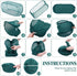 Threehoney 4 45'' 20'' 18'' Pcs x x Pop up Garden Mesh Plant Cover Outdoor Plant Protector Garden Row Raised Bed Cover