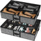 homyfort Under the Bed Shoe Organizer, Fits 12 Pairs & 4 Pairs Boots, Set of 2, Sturdy & Breathable Materials