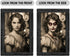 3D Changing Face Moving Portrait Pictures Frames, Halloween Decorations Indoor, 4 Pack for Scary Haunted Mansion Decor