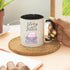 YouNique Designs Writer Coffee Mug, 11 Ounces, Storyteller Mug, Author Gifts for Women (Black Handle)