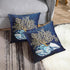 Emvency Throw Pillow Cover, Blue Seashore Indigo Ocean Coral Seashells, 20 x 20 Inch Decorative Pillow Case