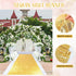 Wedding Aisle Runner 2FTx15FT Gold Sequin Carpet for Indoor Outdoor Engagement Ceremony Decoration, Sparkly Runner Rug