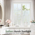 rabbitgoo Window Privacy Film - Frosted Glass Window Film, Decorative Privacy Cling, UV Blocking Static Cling Bathroom