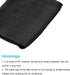 PATIKIL Air Conditioner Air Filter Material 47.2" x 39.4", Plastic Dustproof Filtering Mesh Screen for AC, Black