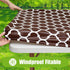 6 30x72 Inches) Smiry Rectangle Picnic Table Cover, Waterproof Elastic Fitted Camping Tablecloths for Foot Tables
