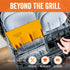 Yukon Glory Orange Tool Resting Mat, BBQ Utensil Holder, Heat-Resistant Non-Stick Silicone Mat for Outdoor Cooking