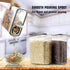 Set, 4L 6 Set 20 Wildone Cereal Storage Containers Large BPA Free Plastic Airtight Food Storage Containers for Flour