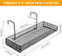 OBANGONG 2 PCS Iron Hanging Railing Planter Shelf Basket with Hooks,Balcony Plant Pot Shelf Holder Fence Flower Stand