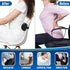 Lumbar Roll Support Pillow for Office Chair, Gaming Chair, Memory Foam Back Cushion with Washable Cover, Black