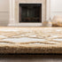 SAFAVIEH Bellagio Collection Accent Rug, 2' x 3', Handmade Medallion Wool, Ivory & Dark Beige