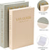 Set 2 Decorative Books of with Hidden Storage Premium Linen Coffee Table Books, Van Gogh & Renoir Art Decor | Faux