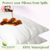 Four Seasons Essentials Body Size Waterproof Pillow Protector, Natural Viscose Bamboo Pillow Covers, Hypoallergenic
