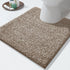 Yimobra Bathroom Rugs Mat, Extra Soft Non-Slip Water Absorbent Thick Floor Mats, 24" x 20", Brown&White