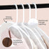 Handy Laundry Clear Vinyl Shoulder Covers, Set of 16 Garment Protectors for Suits, Dresses, and Blouses