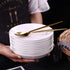 DeeCoo 7 Pack Porcelain Pasta Bowls, Large 30 Ounce Serving Bowl Set for Pasta, Salad, Soup, Microwave Safe