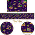 Pudodo Mardi Gras Table Runner - Carnival Mask Fleur De Lis Tablecloth for New Orleans Masquerade Party, Kitchen Dining
