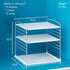 YouCopia UpSpace Cabinet Box Organizer - Adjustable Kitchen and Pantry Shelf for Plastic Wrap and Foil Storage, Extra