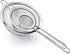 Premium 304 Stainless Steel Strainer Set, Fine Mesh, 8 , 5.5 , and 3.3 Sturdy Kitchen Strainers (Silver)