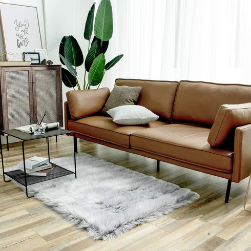 Ashler faux fur rug, Fluffy Shaggy Area Rug Ultra Soft 3 x