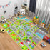 Auetwyona 3' 5' Boys Car Rugs for Kids Toy Cars,CityLife Airport & City Road Rug for Playroom Car Track Play Mat Carpet