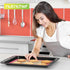 Nutrichef Silicone Baking Mats, 2 Non-Stick Reusable Mats, 16.5 x 11.6 IN, Oven-Safe up to 480°F, Pink