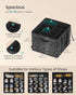 Closet, 16 16.5 16.5 12.5 Inches, ULSP601B01 SONGMICS Shoe Organizer for Shoe Storage Box with Clear Lid, Foldable