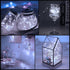 12 Pack 7FT 20LED Led Fairy Lights - White, Battery Operated LED Silver Wire String Lights, Mini Firefly Starry String